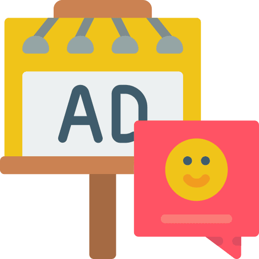 Billboard advertisement ad billboard icon