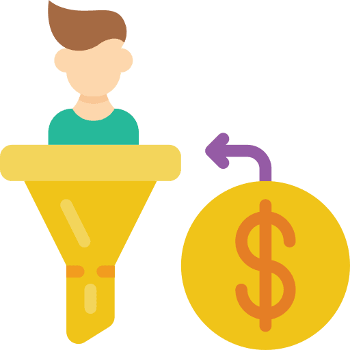 Funnel conversion conversion rate filter icon