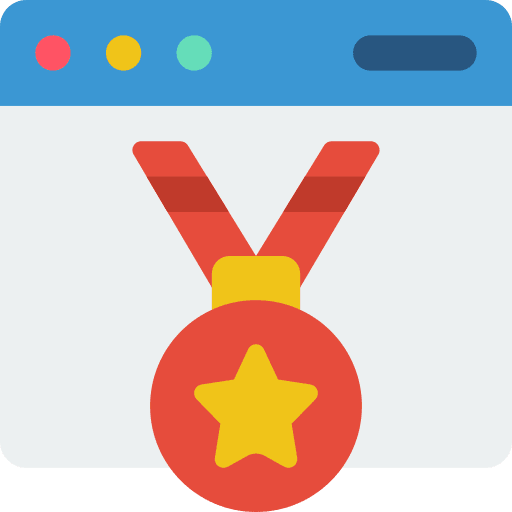 Interface ranking badge ui icon