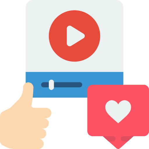 Music and multimedia like multimedia interface icon