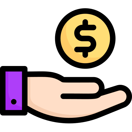Deposit invest deposit economy icon