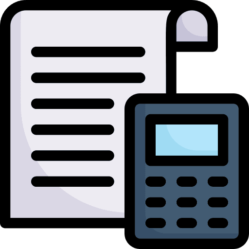 Document payment money economy icon