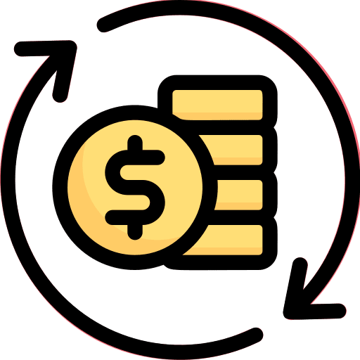 Money exchange economy finance and business transaction icon