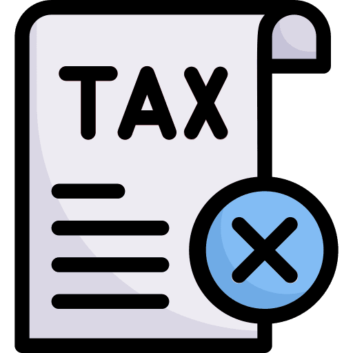 Tax free business and finance tax free duty free icon Tax free business and finance tax free duty free icon