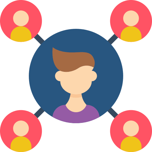 User company team erp icon