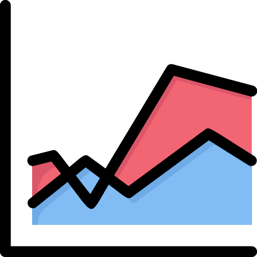 Area graph graph chart area chart icon Area graph graph chart area chart icon