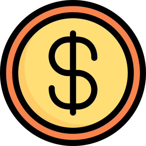 Dollar coin money money currency currency icon Dollar coin money money currency currency icon