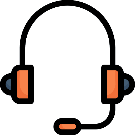 Headphone mic customer service headphone mic contact icon Headphone mic customer service headphone mic contact icon