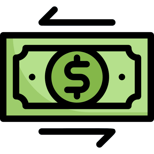 Transfer money payment business and finance money currency icon Transfer money payment business and finance money currency icon