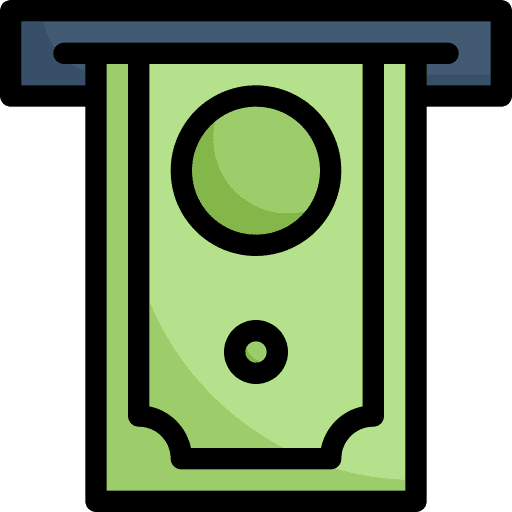 Cash business and finance cash economy icon Cash business and finance cash economy icon
