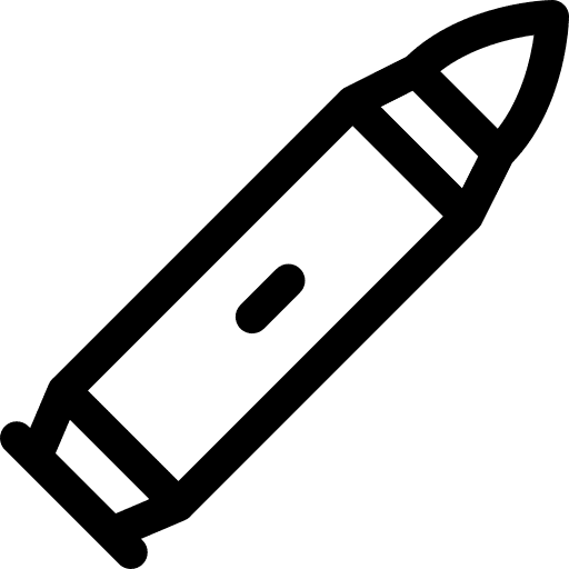 Bullet investigation ammunition bullet icon Bullet investigation ammunition bullet icon