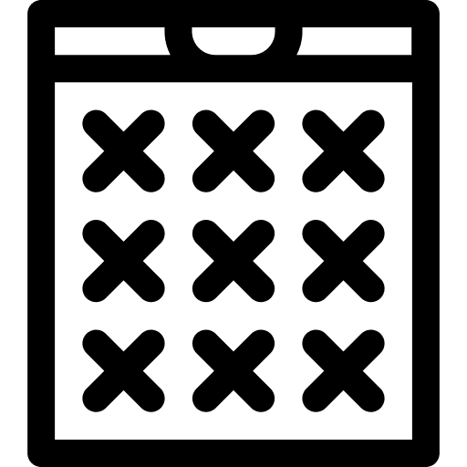 Calendar calendar days cross icon Calendar calendar days cross icon