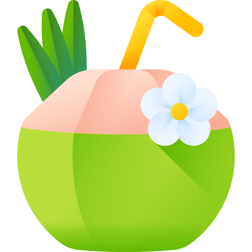 Coconut drink food and restaurant alcoholic drinks fresh icon Coconut drink food and restaurant alcoholic drinks fresh icon