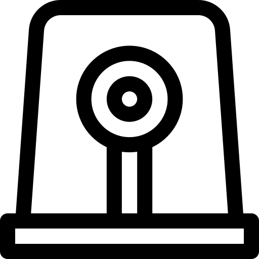 Siren urgent security alert icon Siren urgent security alert icon