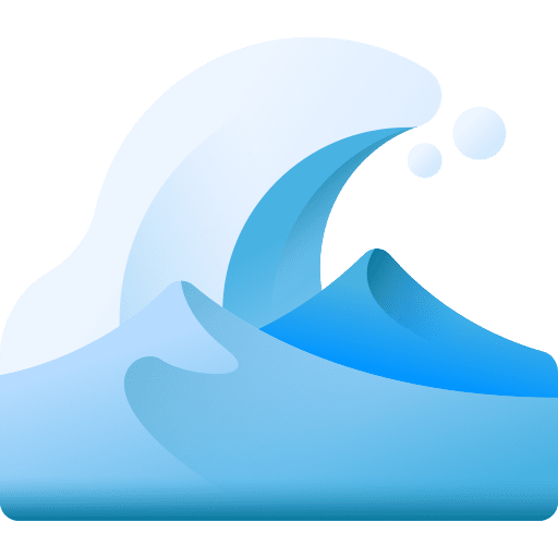 Waves wave ocean summer icon Waves wave ocean summer icon