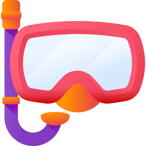 Snorkling underwater water sports snorkle icon Snorkling underwater water sports snorkle icon