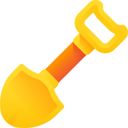 Shovel travel shovel ground icon Shovel travel shovel ground icon