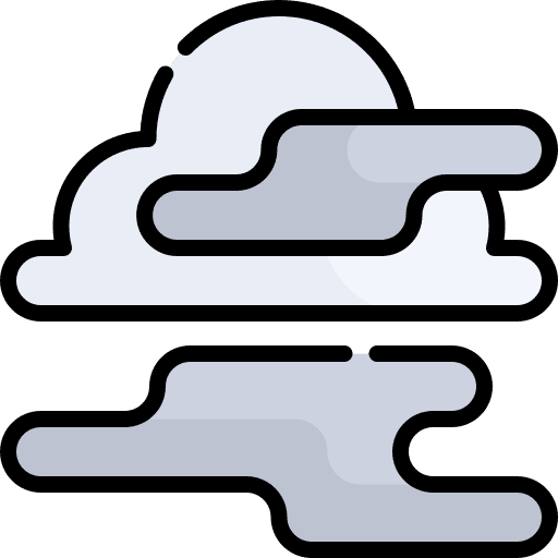 Fog sky forecast meteorology icon