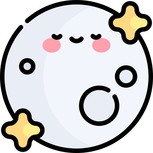 Full moon moon phase meteorology weather icon