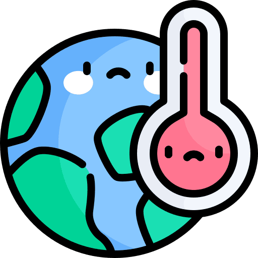 Global warming hot world thermometer icon Global warming hot world thermometer icon