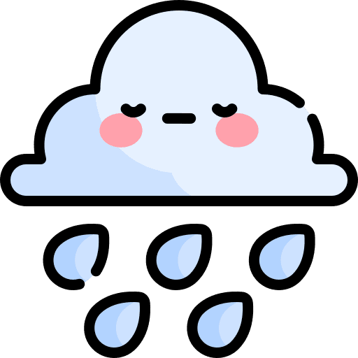 Heavy rain sky forecast heavy rain icon