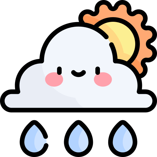 Rainy day cloud rain weather icon Rainy day cloud rain weather icon