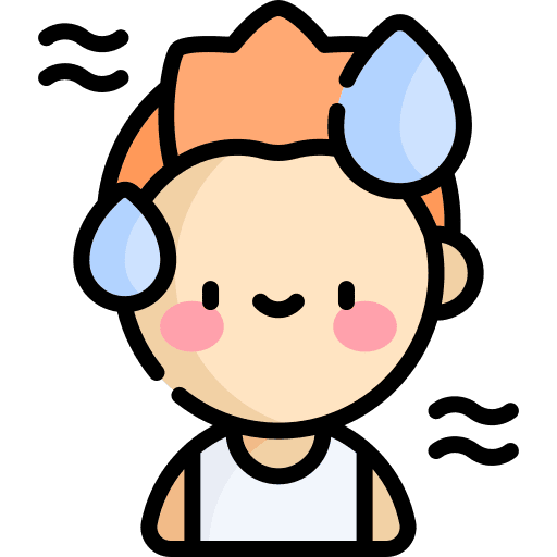 Hot temperature caucasian hot temperature weather icon Hot temperature caucasian hot temperature weather icon