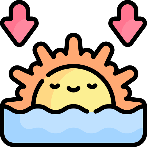 Sunset sunset weather sea icon Sunset sunset weather sea icon