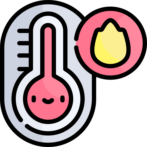 Hot summer fire meteorology icon Hot summer fire meteorology icon