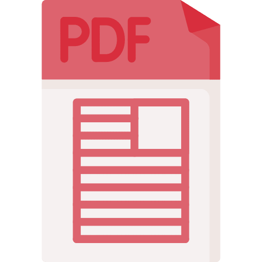 Pdf file document archive icon