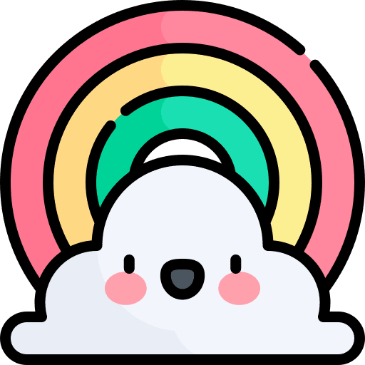 Rainbow spectrum rainbow sky icon Rainbow spectrum rainbow sky icon