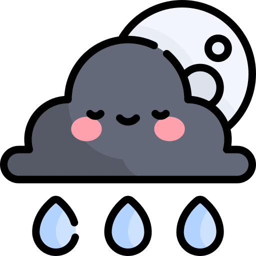 Rainy night rain weather rainy night icon Rainy night rain weather rainy night icon