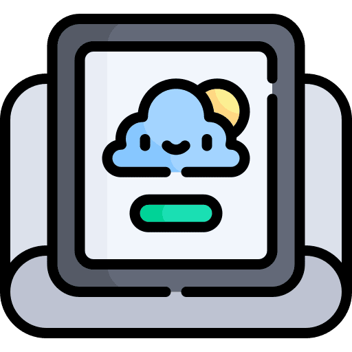 Weather app smartwatch weather meteorology icon Weather app smartwatch weather meteorology icon