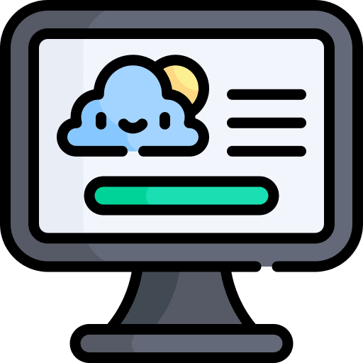 Weather monitor forecast weather icon Weather monitor forecast weather icon