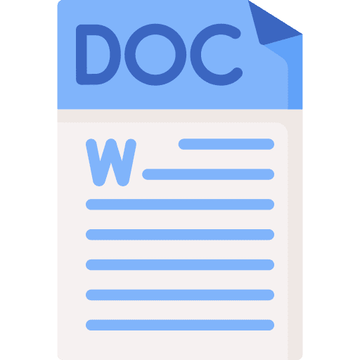 Doc doc extension archive icon Doc doc extension archive icon