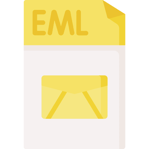 Eml files and folders extension document icon Eml files and folders extension document icon