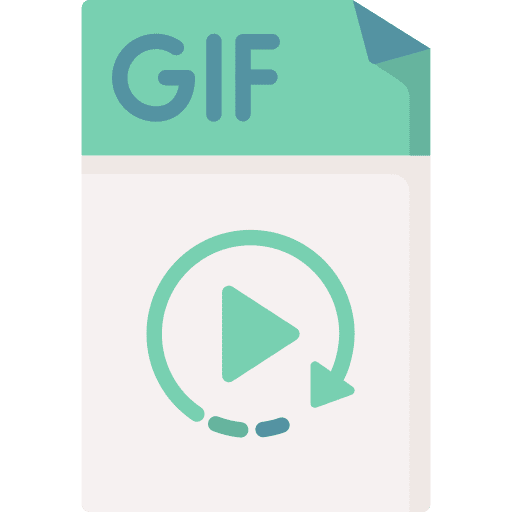 Gif files and folders file extension icon Gif files and folders file extension icon