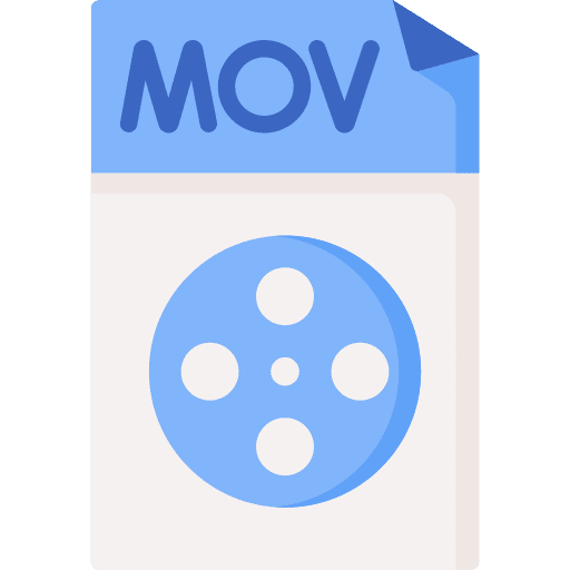 Mov format file extension icon Mov format file extension icon