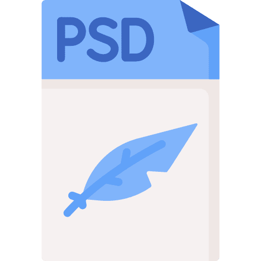 Psd extension archive psd icon