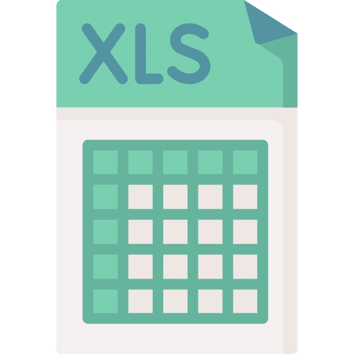 Xls format file files and folders icon Xls format file files and folders icon