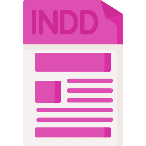 Indd format file archive icon Indd format file archive icon