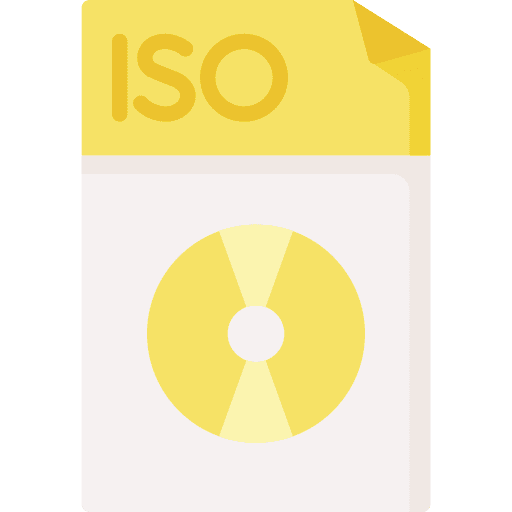 Iso archive file format icon Iso archive file format icon