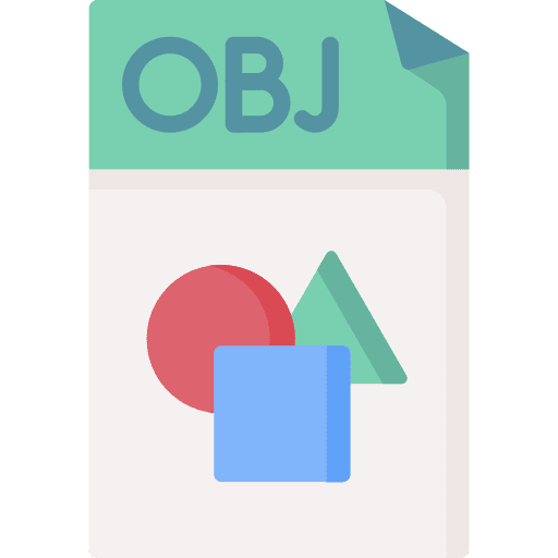 Obj files and folders document file icon Obj files and folders document file icon