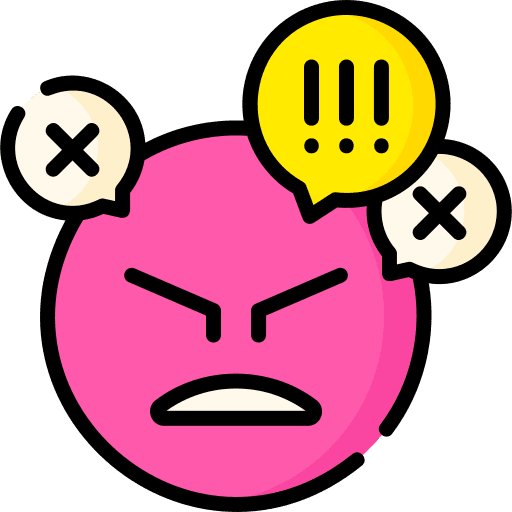 Angry angry feelings smileys icon Angry angry feelings smileys icon