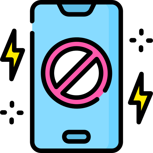 Banned no phone mobile electronics icon Banned no phone mobile electronics icon