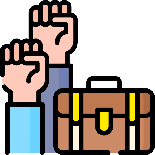 Trade fists union communications icon Trade fists union communications icon