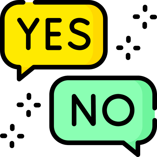Controversial yes or no bad yes icon Controversial yes or no bad yes icon