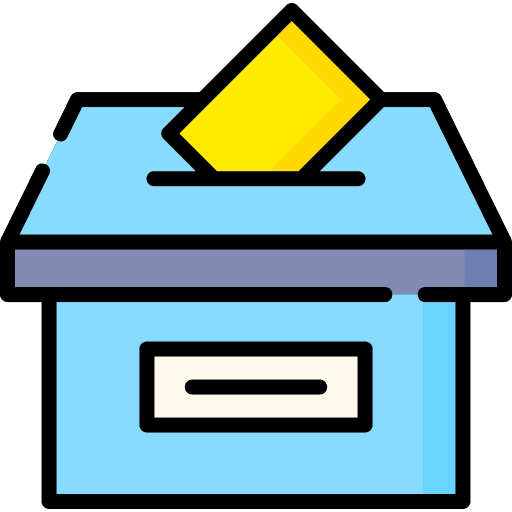 Election election box card icon Election election box card icon