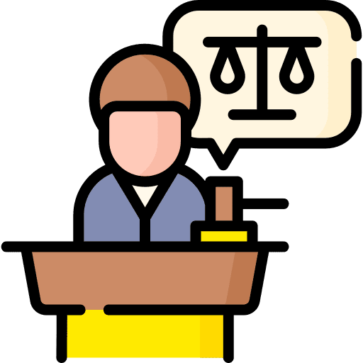 Judgement law communications gavel icon Judgement law communications gavel icon