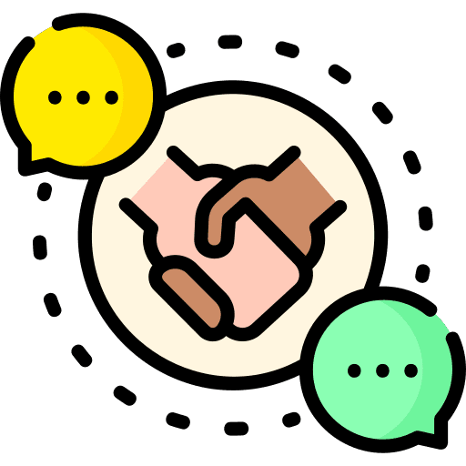 Negotiation gestures hands contract icon Negotiation gestures hands contract icon